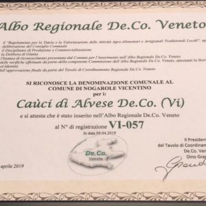 I nostri “Caùci di Alvese De.Co.” entrano ufficialmente nell’Albo Regionale delle De.Co. del Veneto!