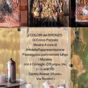 “I colori del bronzo”, ad Alvese mostra dell’arch. Enrico Pozzato in occasione delle Passeggiate patrimoniali del Consiglio d’Europa